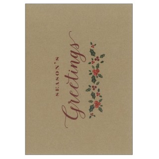 CP110 Holly Greetings - Glitter